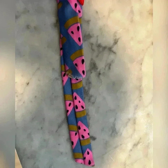 Tea Collection girls Tie-Tankini Watermelon Pink Swim Set - Picture 5 of 7